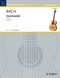 Bach: Sarabande B Minor