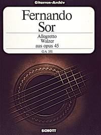 Fernando Sor: Allegretto and Waltz aus op. 45