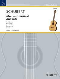 Franz Schubert:  Moment musical und Andante op. 94/3 und op. 42 D 780, D 845/2