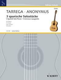 Three Spanish solo pieces