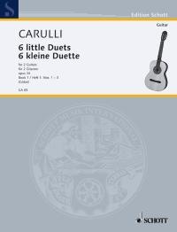 Ferdinando Carulli: 6 little Duets op. 34 Vol. 1