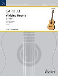 Ferdinando Carulli: 6 little Duets op. 34 Vol. 2