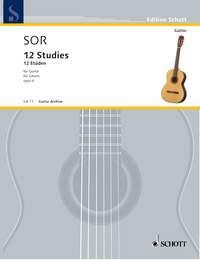 Fernando Sor: 12 Studies op. 6