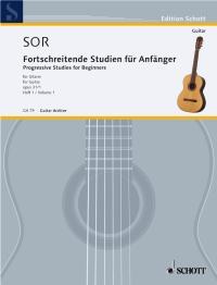 Fernando Sor: 24 progressive Studies for Beginners op. 31 Heft 1