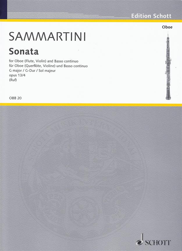 Giovanni Battista Sammartini: Sonata in G major Op. 13/4