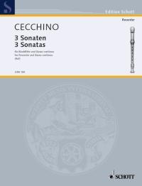Tomaso Cecchino: Three Sonatas