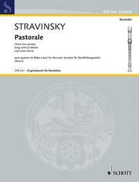 Igor Stravinsky: Pastorale