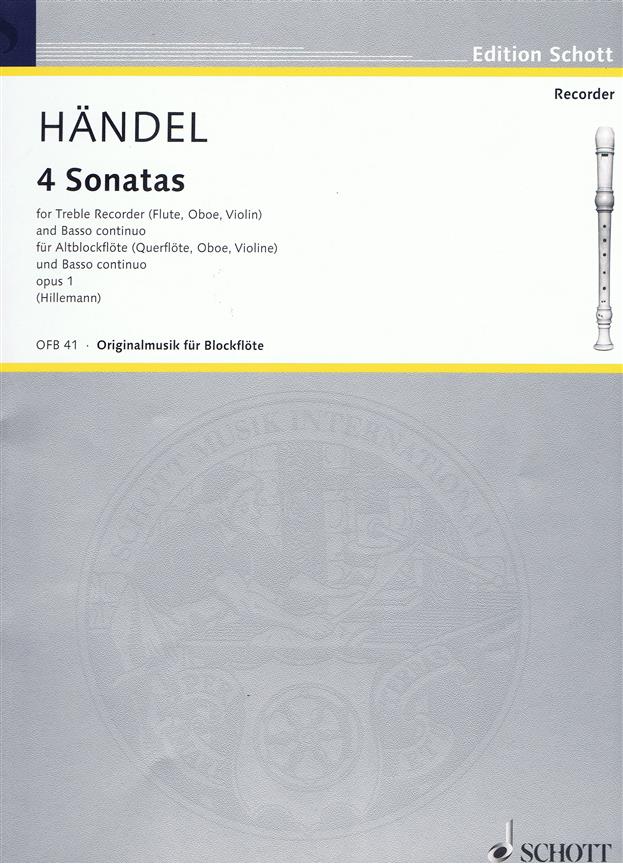 Handel: Four Sonatas op. 1