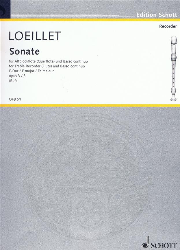 Loeillet: Six Sonatas op. 3