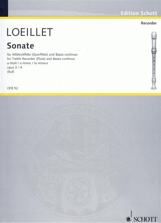 Loeillet: Six Sonatas op. 3
