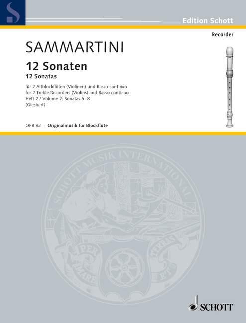Sammartini: Twelve Sonatas Band 2