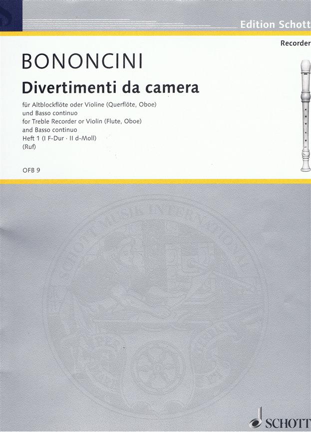 Divertimenti da camera Band 1