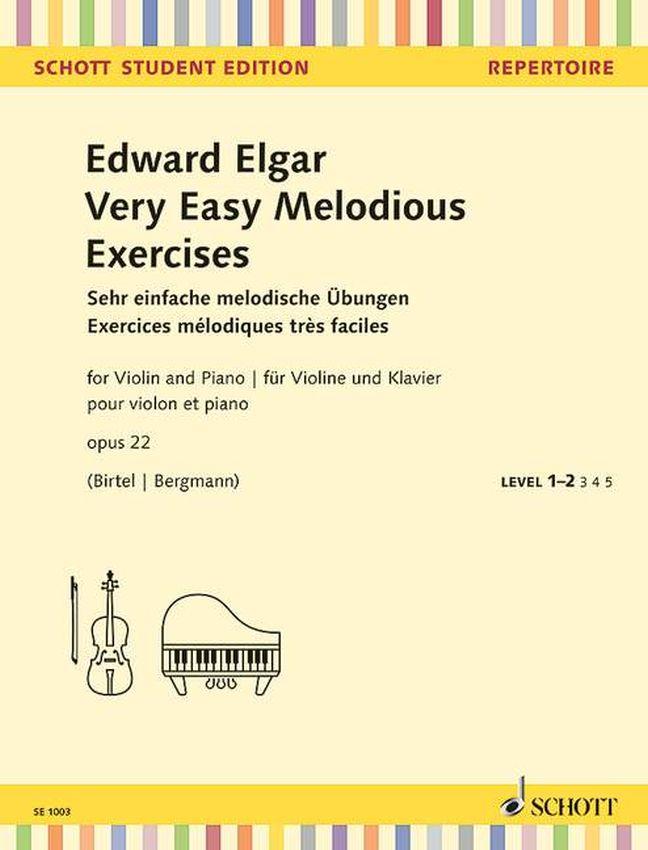 Very Easy Melodious Exercises op. 22