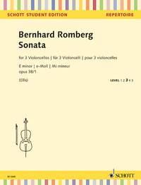 Bernhard Romberg: Sonata E minor op. 38-1