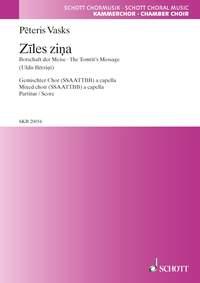 Peteris Vasks: Ziles zina