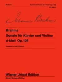 Brahms: Sonate for Violine und Klavier Nr. 3 in d-moll op. 108