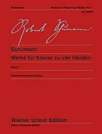 Robert Schumann:  Werke fur Klavier Zu Vier Händen