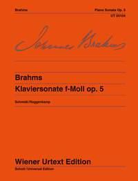 Brahms: Klaviersonate f-Moll (Nach den Quellen, op. 5)