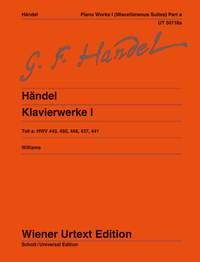 George Frideric Handel: Sämtliche Klavierwerke Band 1a