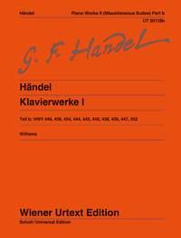 George Frideric Handel: Sämtliche Klavierwerke Band 1b