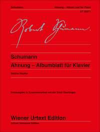 Robert Schumann: Ahnung (Albumblatt)