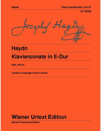Haydn: Piano Sonata No. 46 in E major, Hob.XVI:31