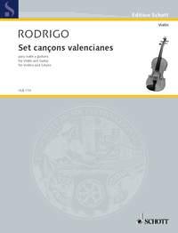 Rodrigo: Set cançons valencianes