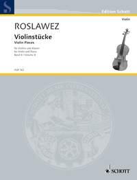 Roslavets: Violin Pieces Band II