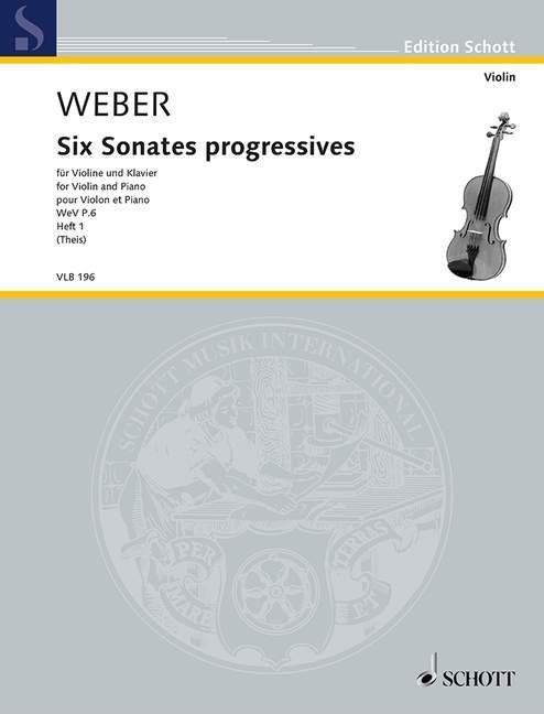 Six Sonates progressives WeV P.6 Heft 1