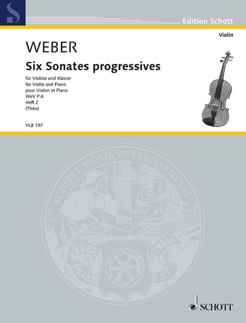 Six Sonates progressives WeV P.6 Heft 2