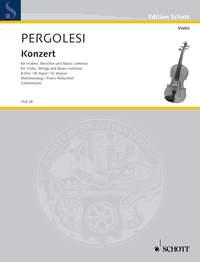 Pergolesi: Concerto Bb Major