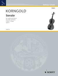 Korngold: Sonata G Major op. 6