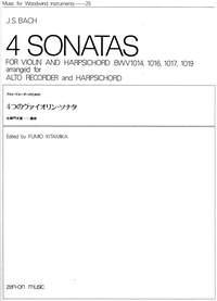 Bach: 4 Sonatas BWV1014 1016 1017 1019