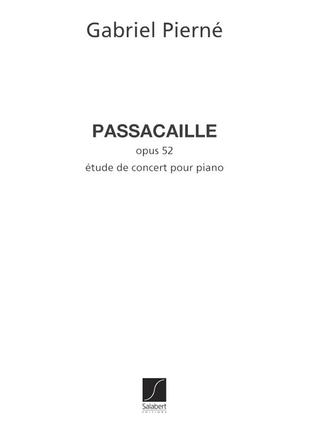 Paul Pierne: Passacaille Piano