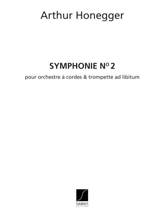 Arthur Honegger: Symphonie N. 2