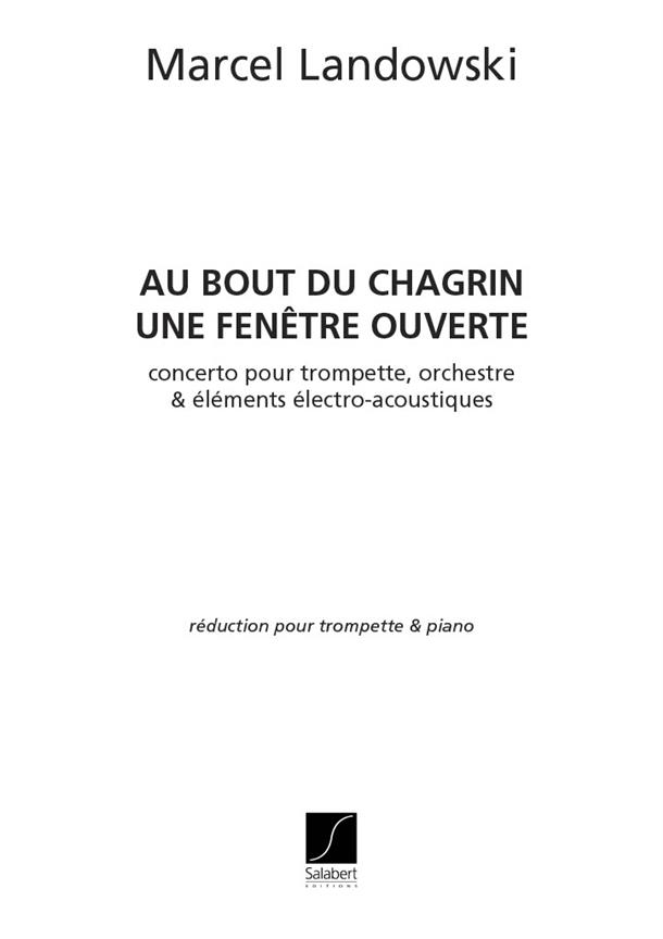 Marcel Landowski: Concerto Pour Trompette Trompette-Piano Reduction