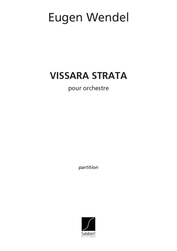 Eugen Wendel: Vissara Strata Clar Vl Alto Vlc Et Pno Partition