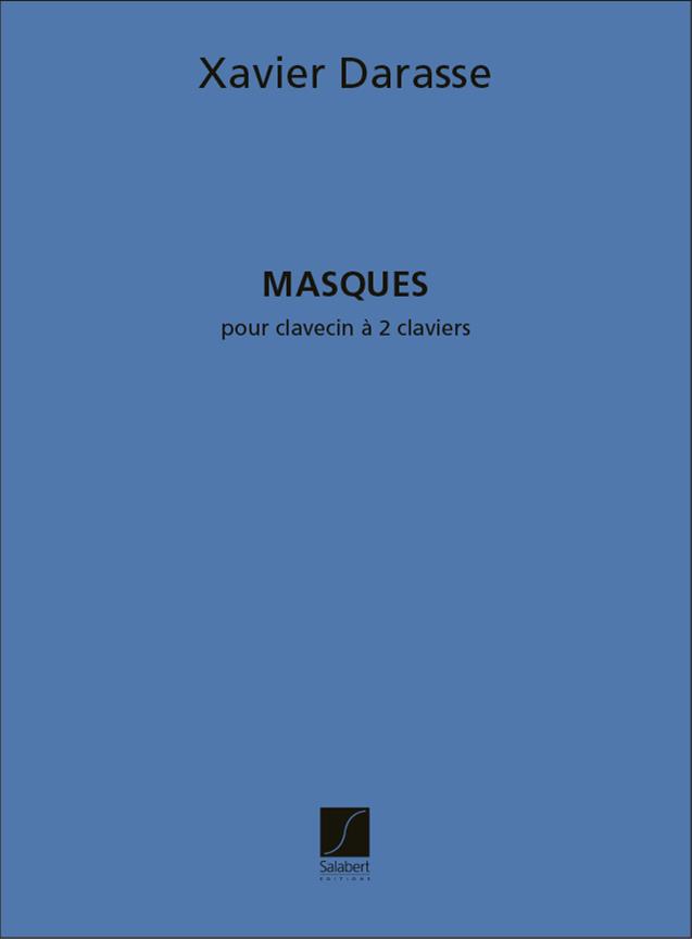 Xavier Darasse: Masques Clavecin Partition