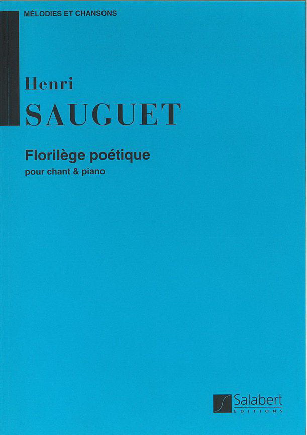 Henri Sauget: Melodies Et Chansons Col. Xxe Siecle Chant-Piano