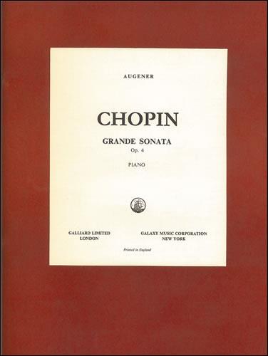 Chopin: Sonata In C Minor, Op. 4