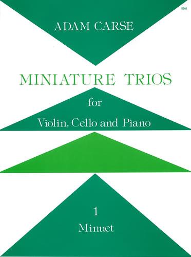 Adam Carse: Miniature Trios 1 Minuet