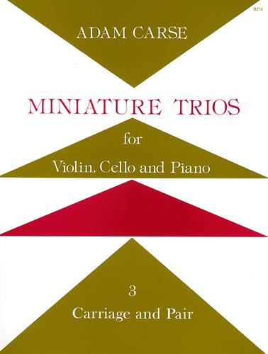 Adam Carse: Miniature Trios 3
