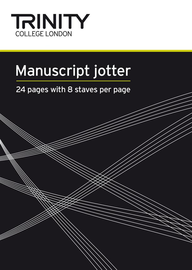 Manuscript Jotter 8-stave 24pp