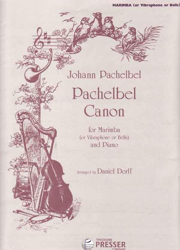 Johann Pachelbel: Pachelbel Canon (Marimba [Or Vibraphone Or Bells] and Piano)