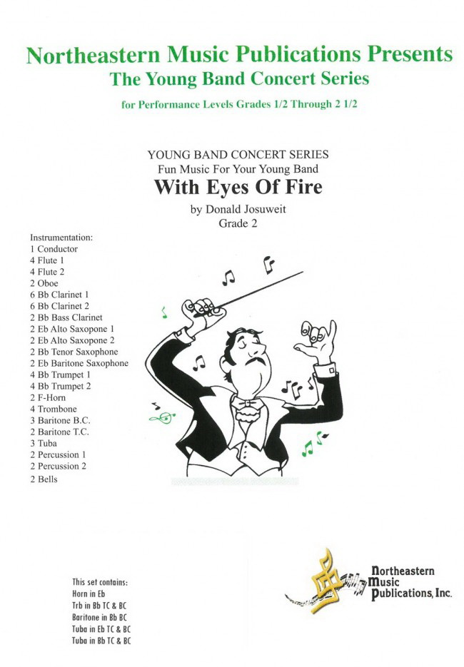 Donald Josuweit: With Eyes Of Fire, Young Concert Band