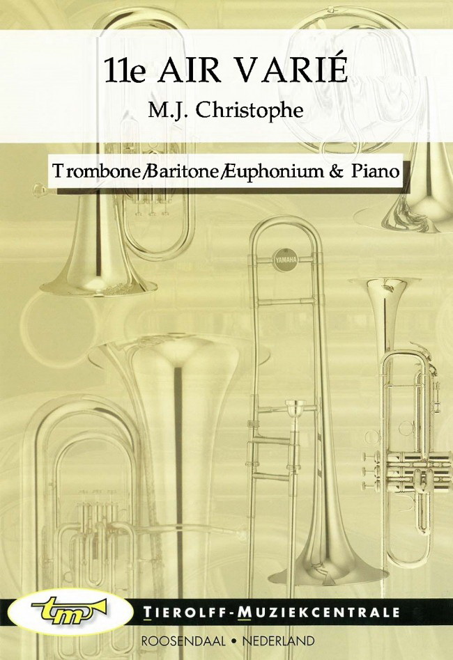 M.J. Christophe: 11e Air Varié, Trombone/Baritone/Euphonium & Piano