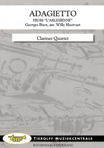 Georges Bizet: Adagietto, Clarinet Quartet
