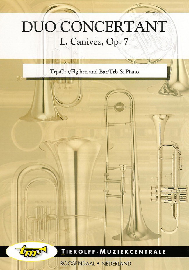 Louis Canivez: Duo Concertant Opus 7, 1st Part: trumpet/2nd Part: bariton / trombone Bb/C and piano