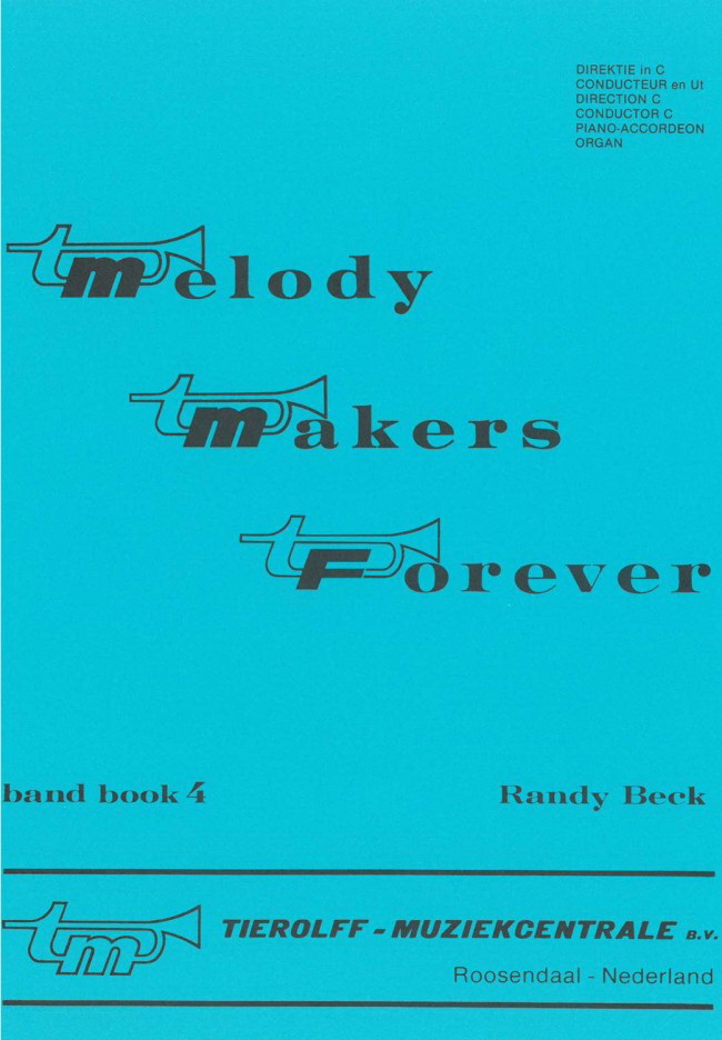 Randy Beck: Melody Makers 4, Eb baritone saxophone