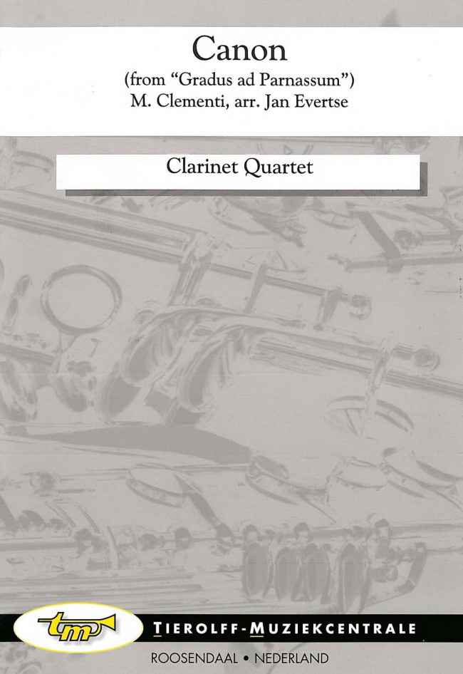 Muzio Clementi: Canon (from Gradus ad Parnassum), Clarinet Quartet